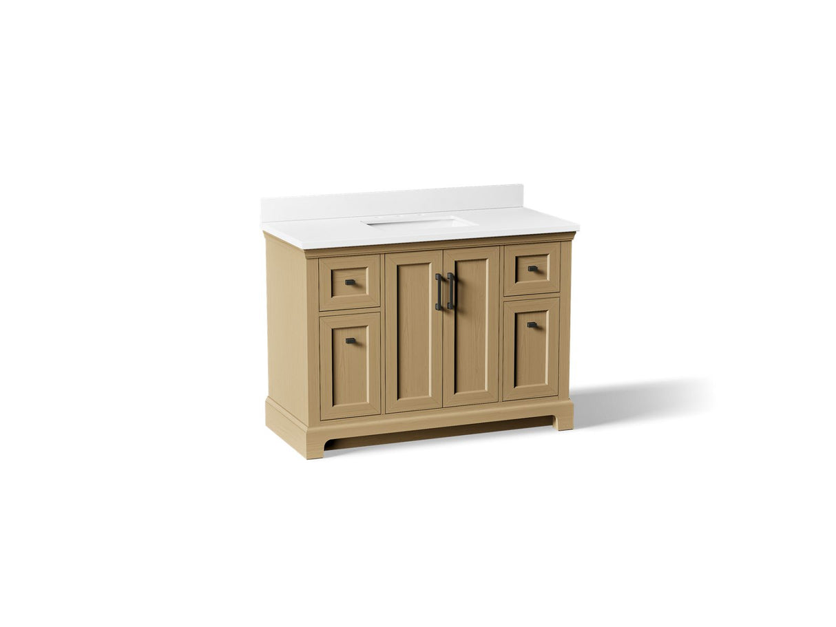 Charlemont™ 48" bathroom vanity cabinet with sink and quartz top