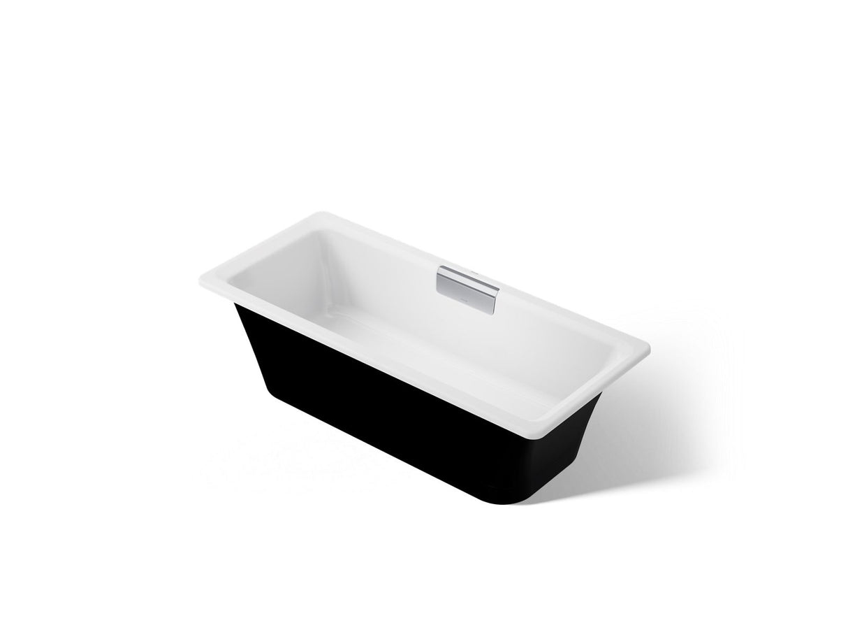 Volute® 63" x 28-3/8" freestanding bath with base