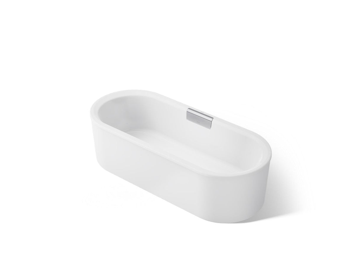 Volute® 70-7/8" x 30-3/8" freestanding bath with shroud