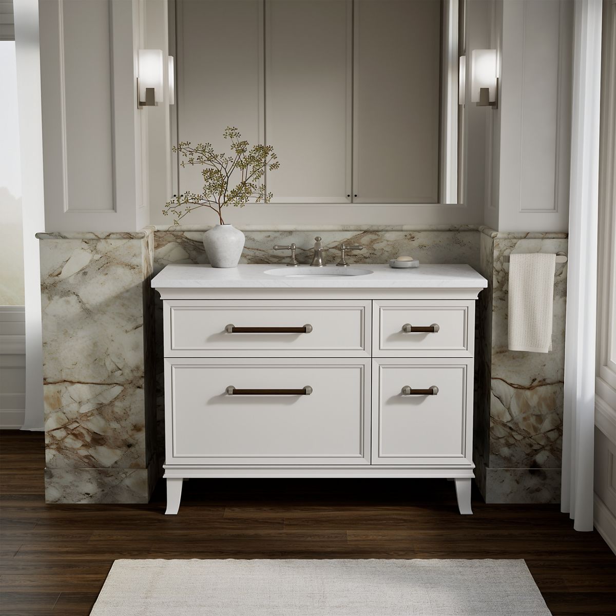 Artifacts™ 48" bathroom vanity cabinet