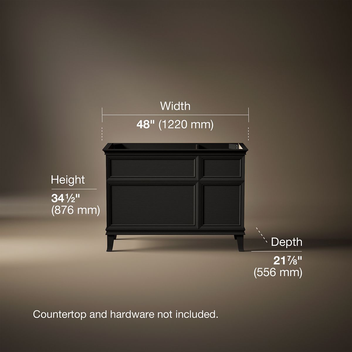 Artifacts™ 48" bathroom vanity cabinet