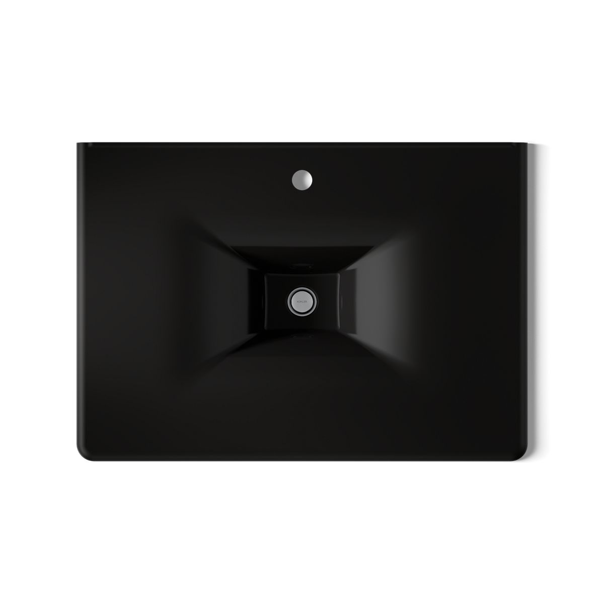 Iron/Impressions® 31" Enameled cast iron vanity top with integrated rectangular sink