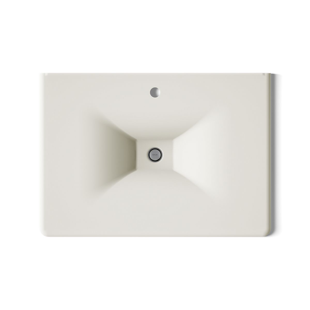 Iron/Impressions® 31" Enameled cast iron vanity top with integrated rectangular sink