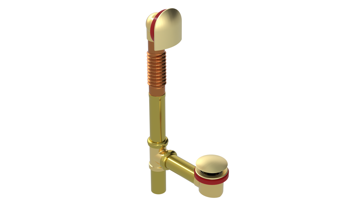 BRASS OFFSET WASTE & OVERFLOW CLICKER® (314Q)