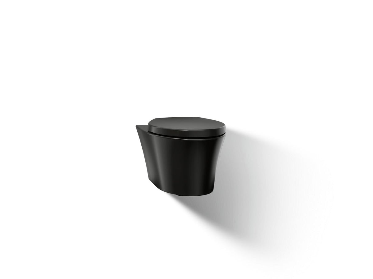 Veil® Wall-hung compact elongated toilet, dual-flush