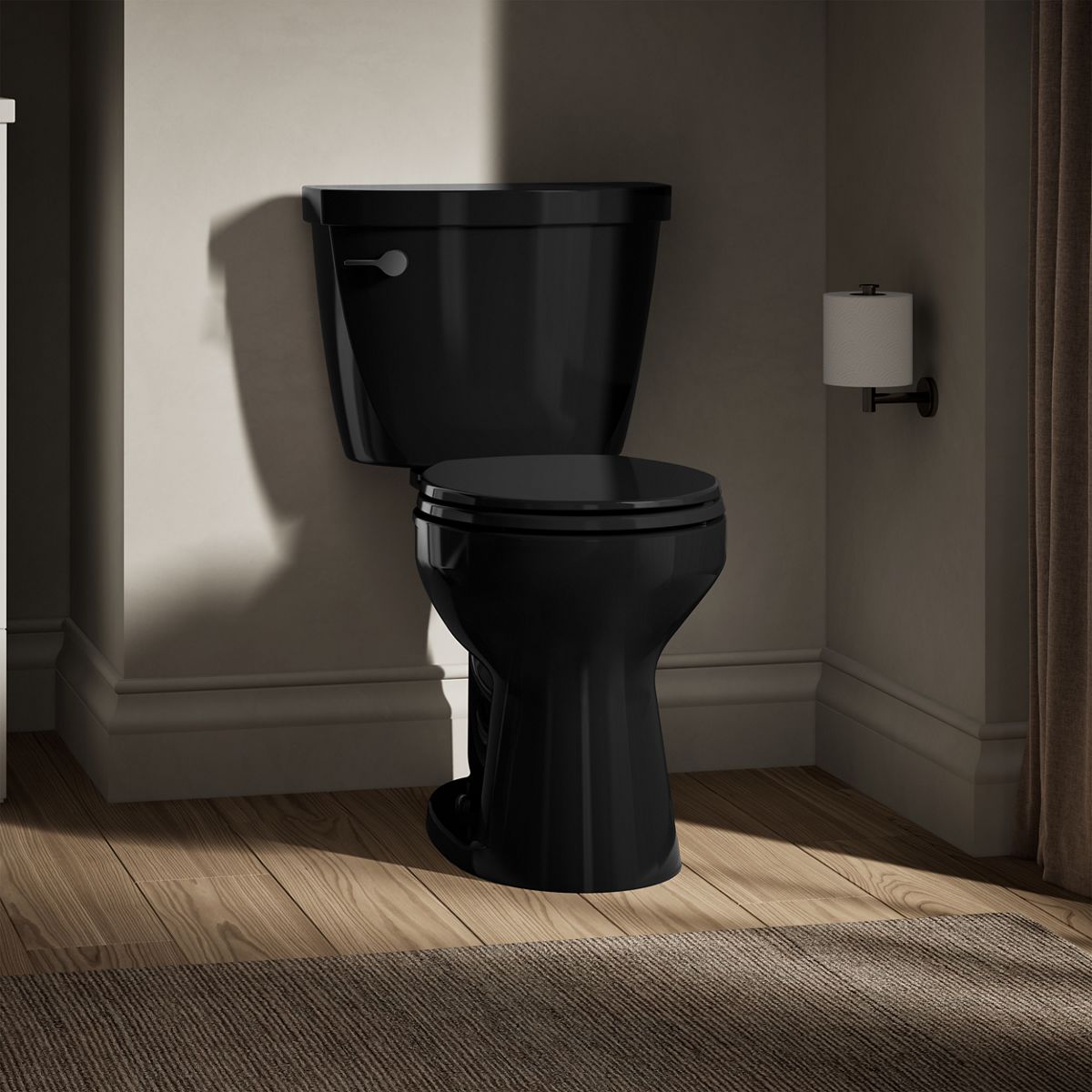 Cimarron® Two-piece round-front toilet, 1.28 gpf