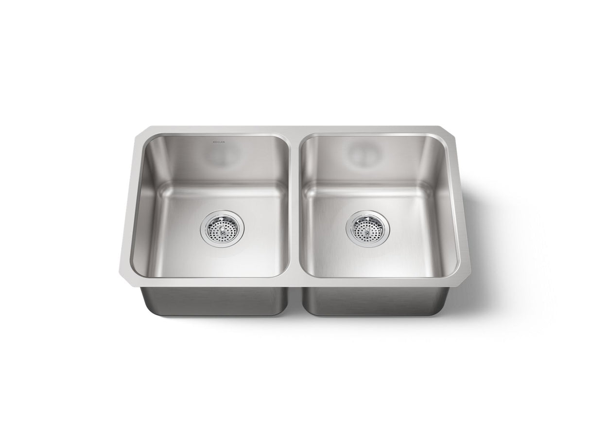 Undertone® 31-1/2" undermount double-bowl kitchen sink