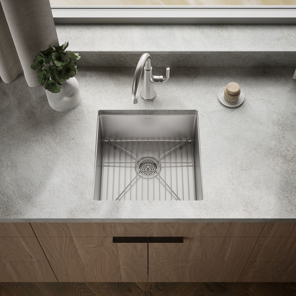 Strive® 18-1/4" undermount single-bowl bar sink