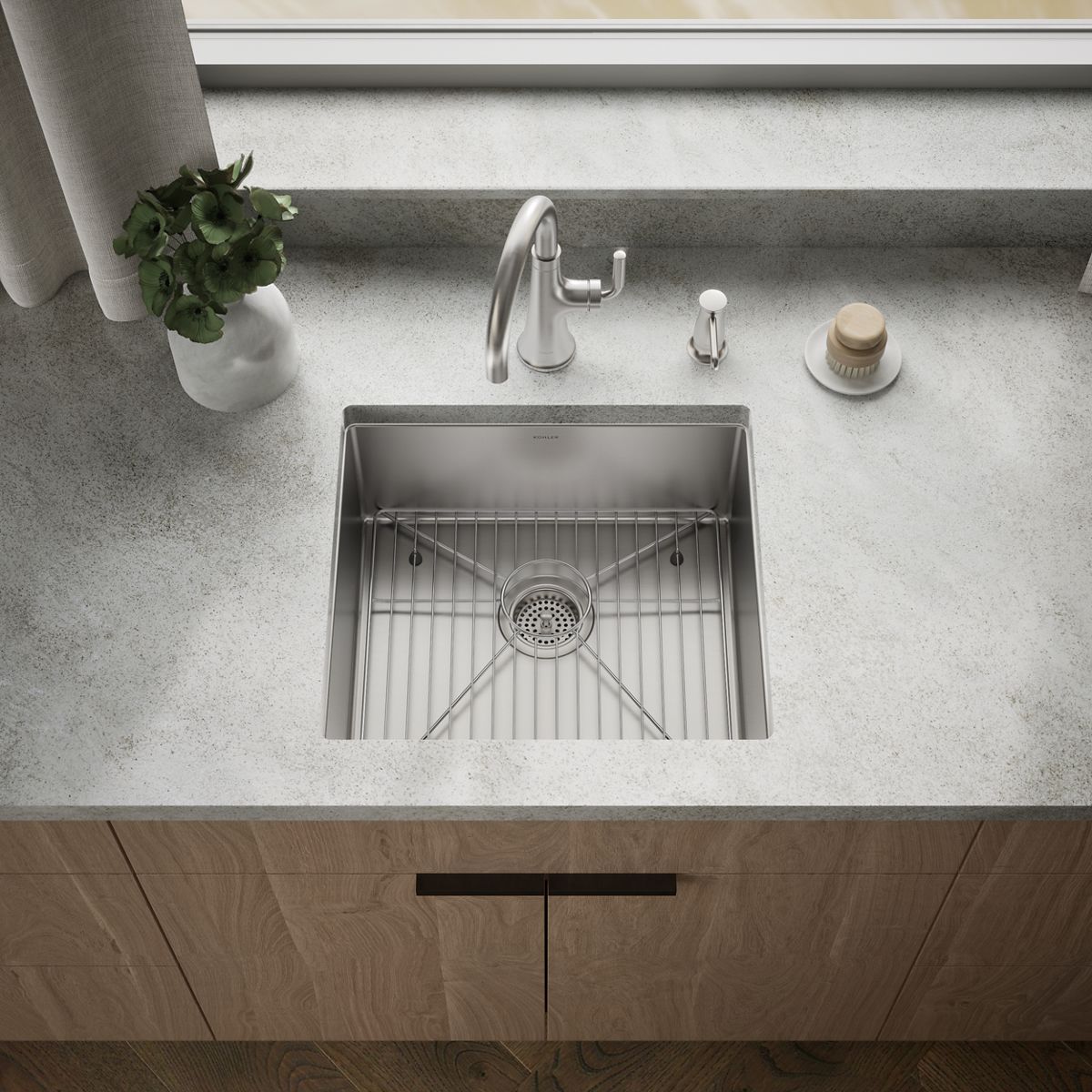 Strive® 20" undermount single-bowl bar sink