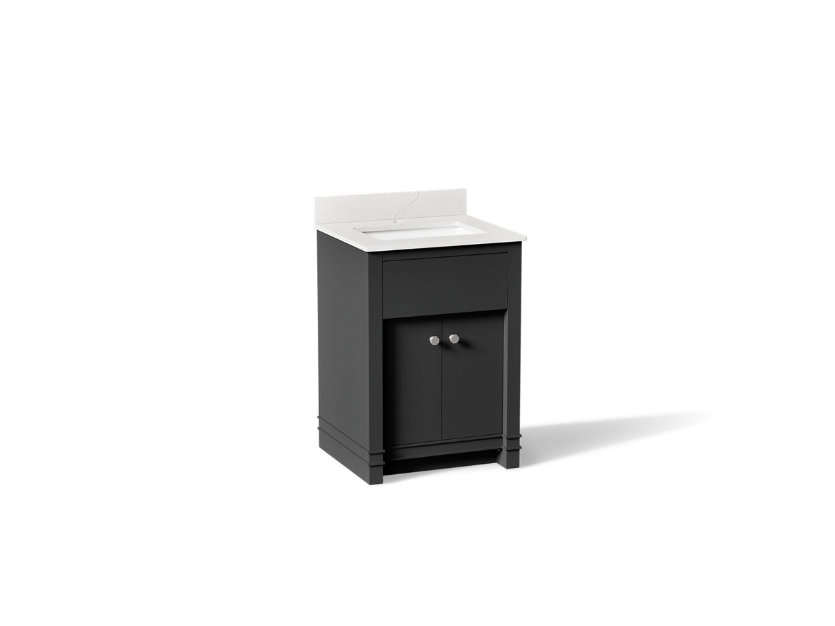 Alouette™ 24" bathroom vanity cabinet with sink and quartz top