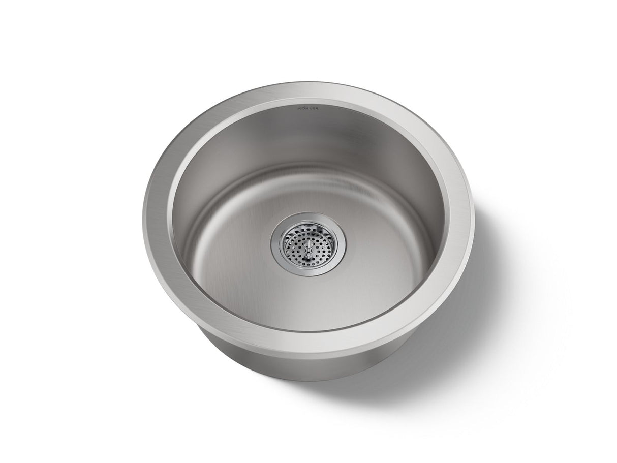 Undertone® Lyric® 18-1/2" top-/undermount single-bowl bar sink