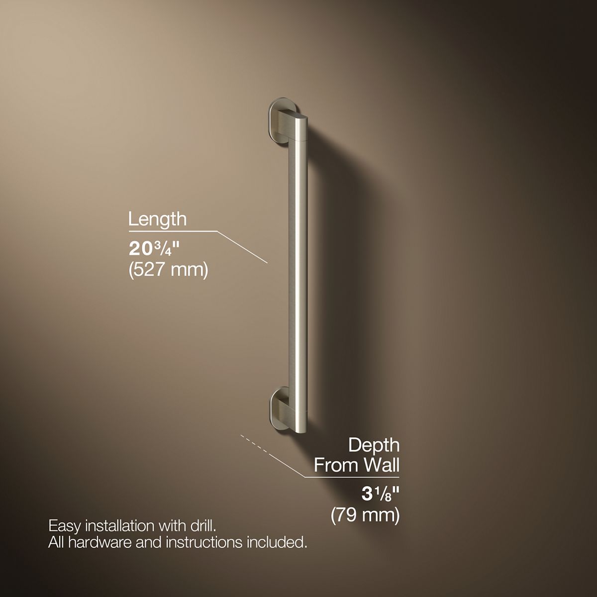 Belay® 18" grab bar