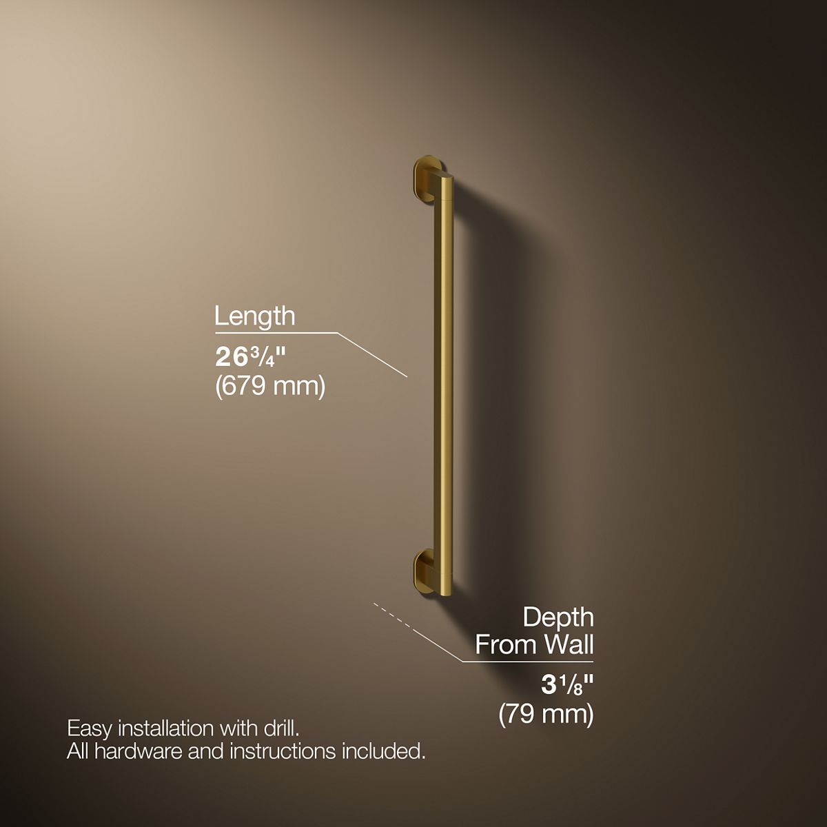 Belay® 24" grab bar
