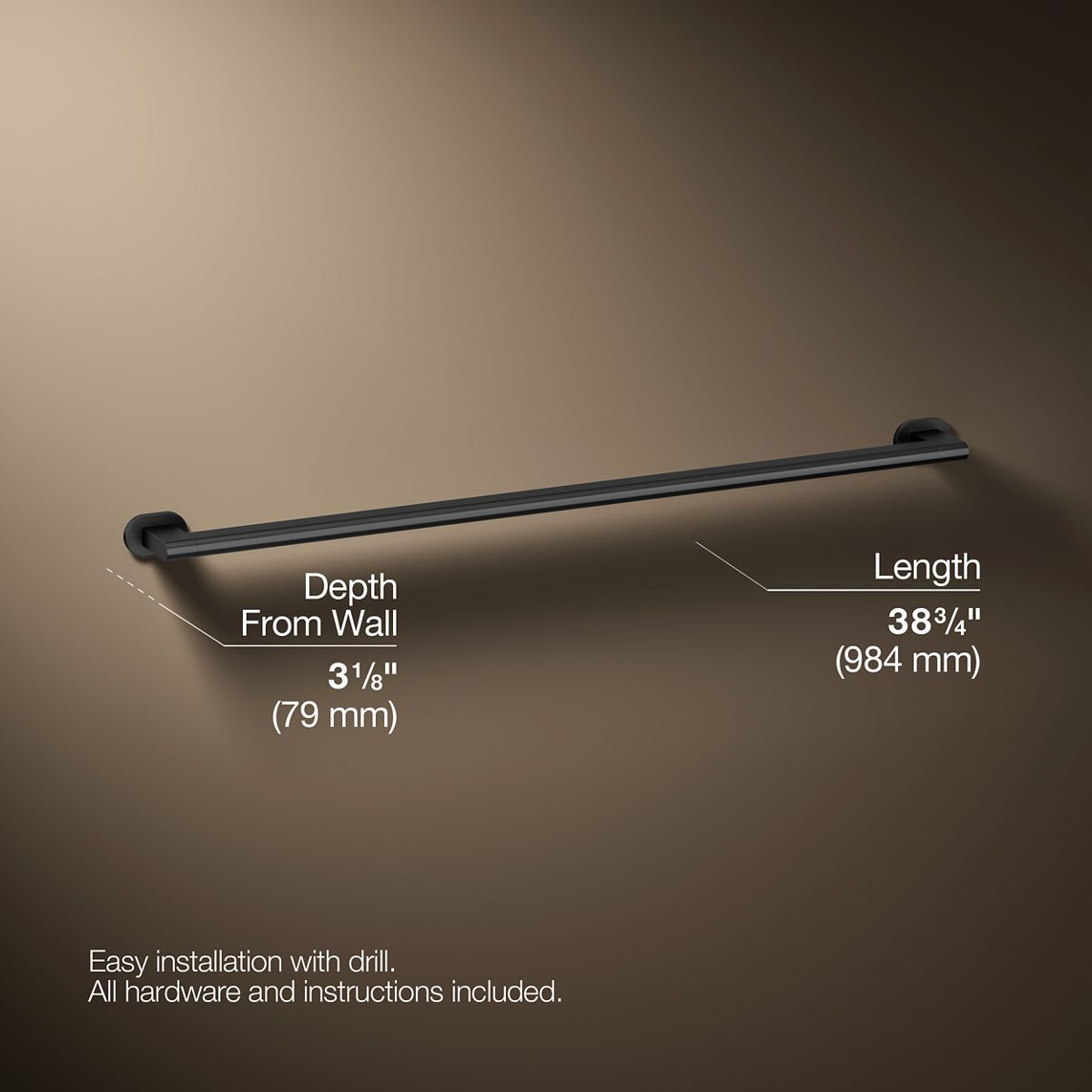 Belay® 36" grab bar