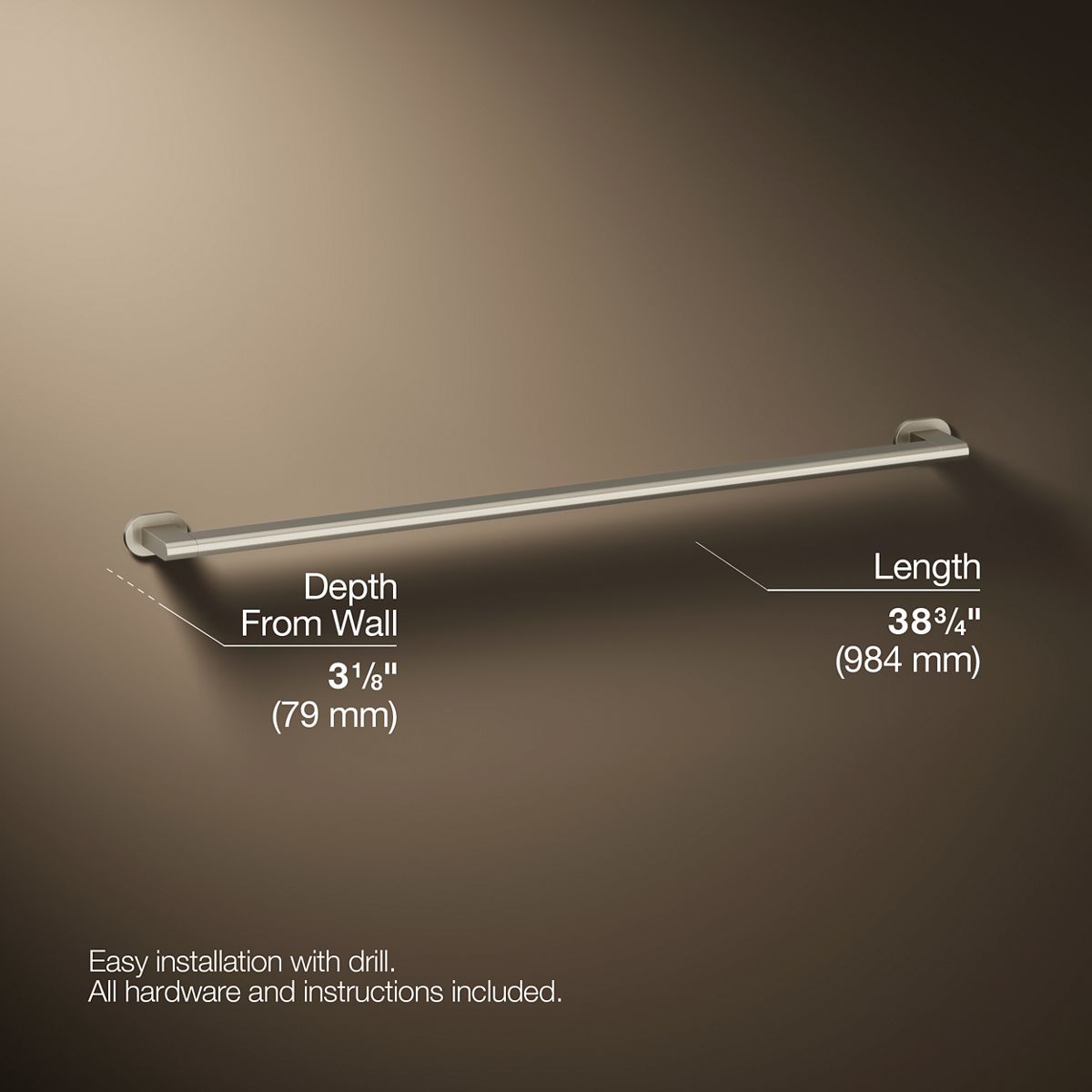 Belay® 36" grab bar