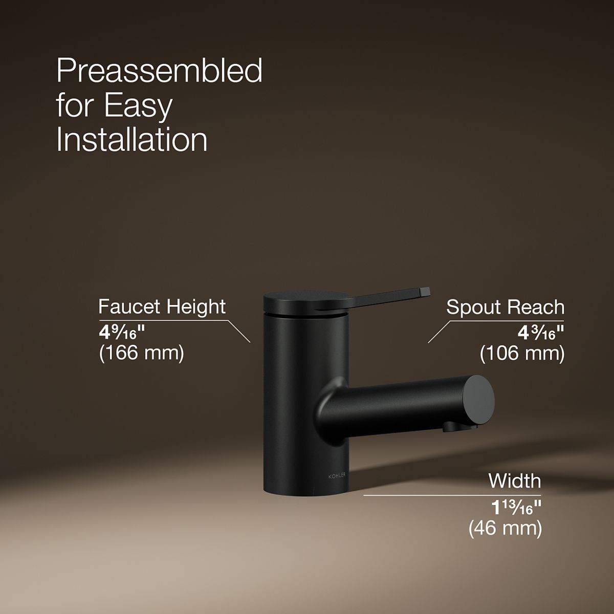 Elate® Single-handle bathroom sink faucet, 1.2 gpm