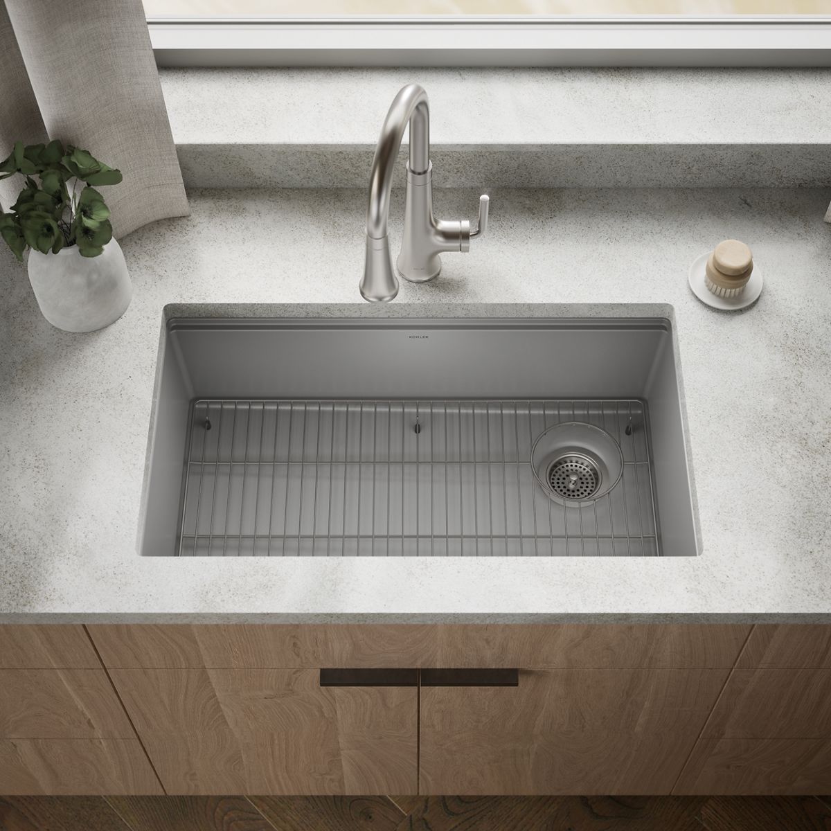 Billings® 32-1/2" undermount single-bowl kitchen sink