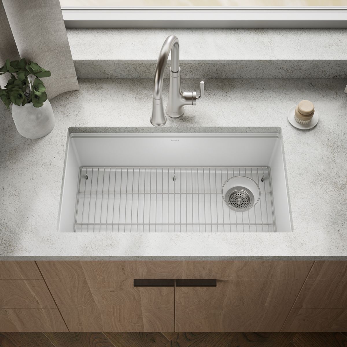 Billings® 32-1/2" undermount single-bowl kitchen sink