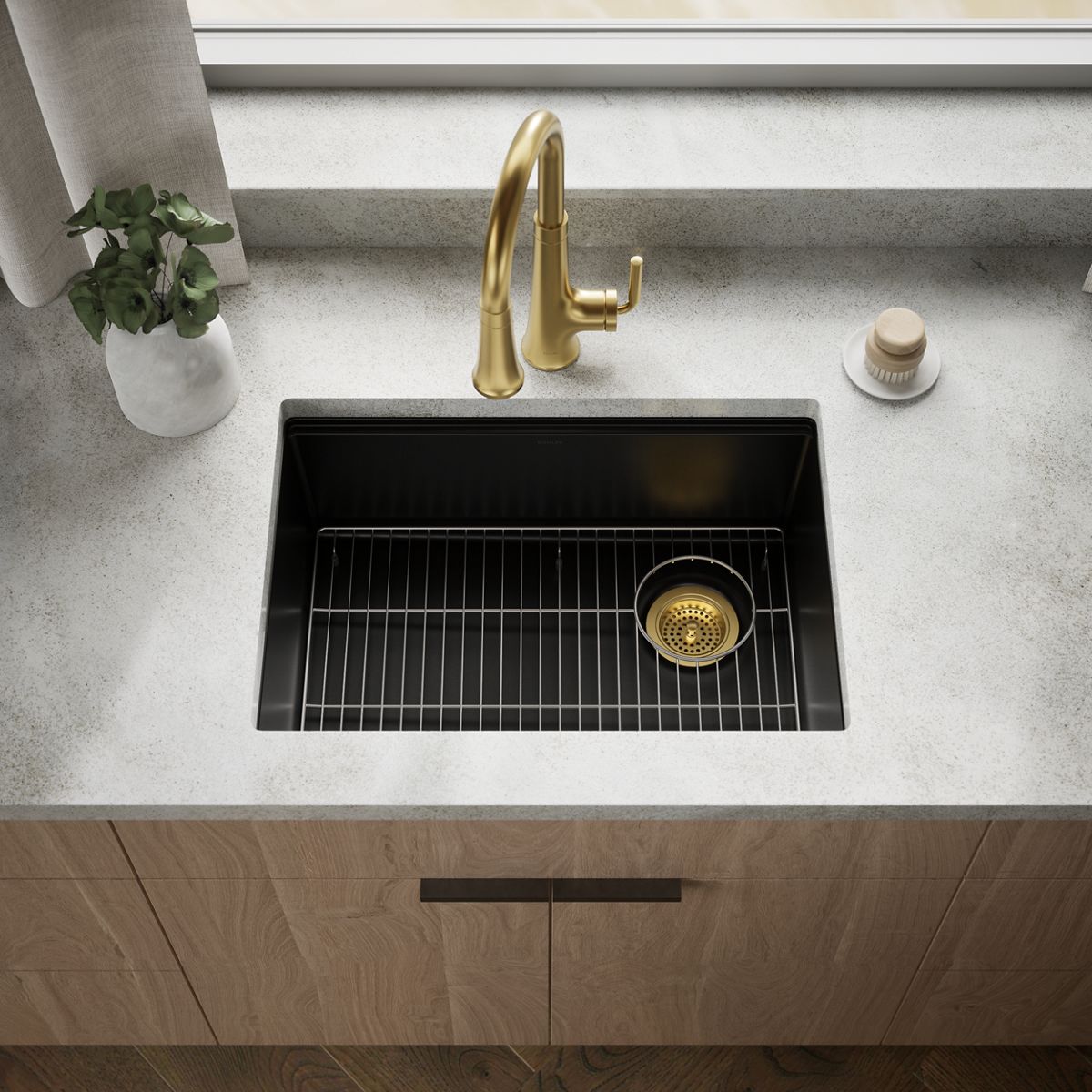 Billings® 26-1/2" undermount single-bowl kitchen sink
