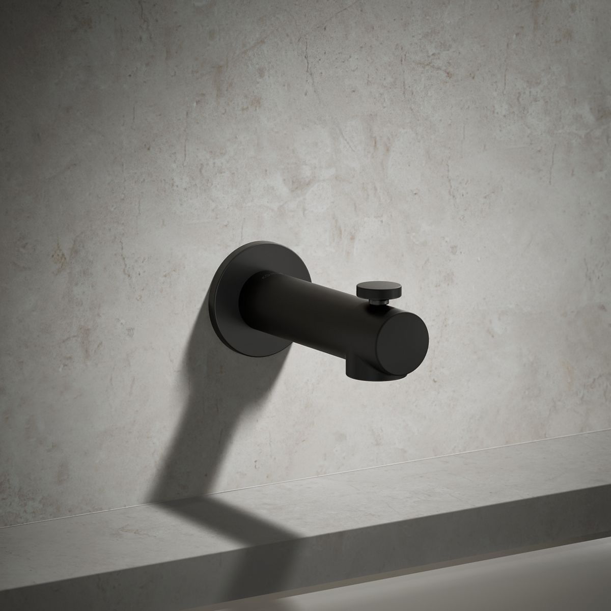 Elate® Wall-mount bath spout with diverter