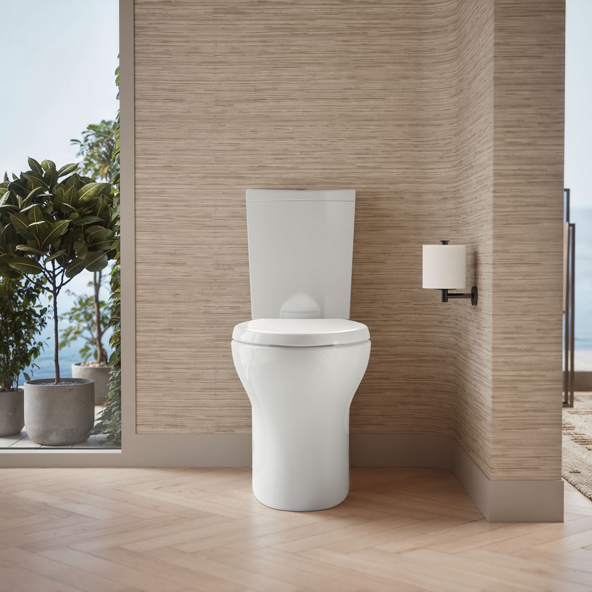 Persuade® Curv Toilet tank, dual-flush