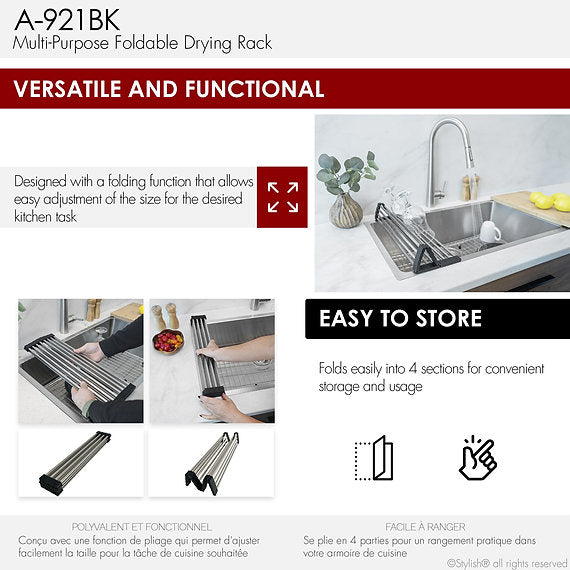 FOLDABLE DRYING RACK A-921BK