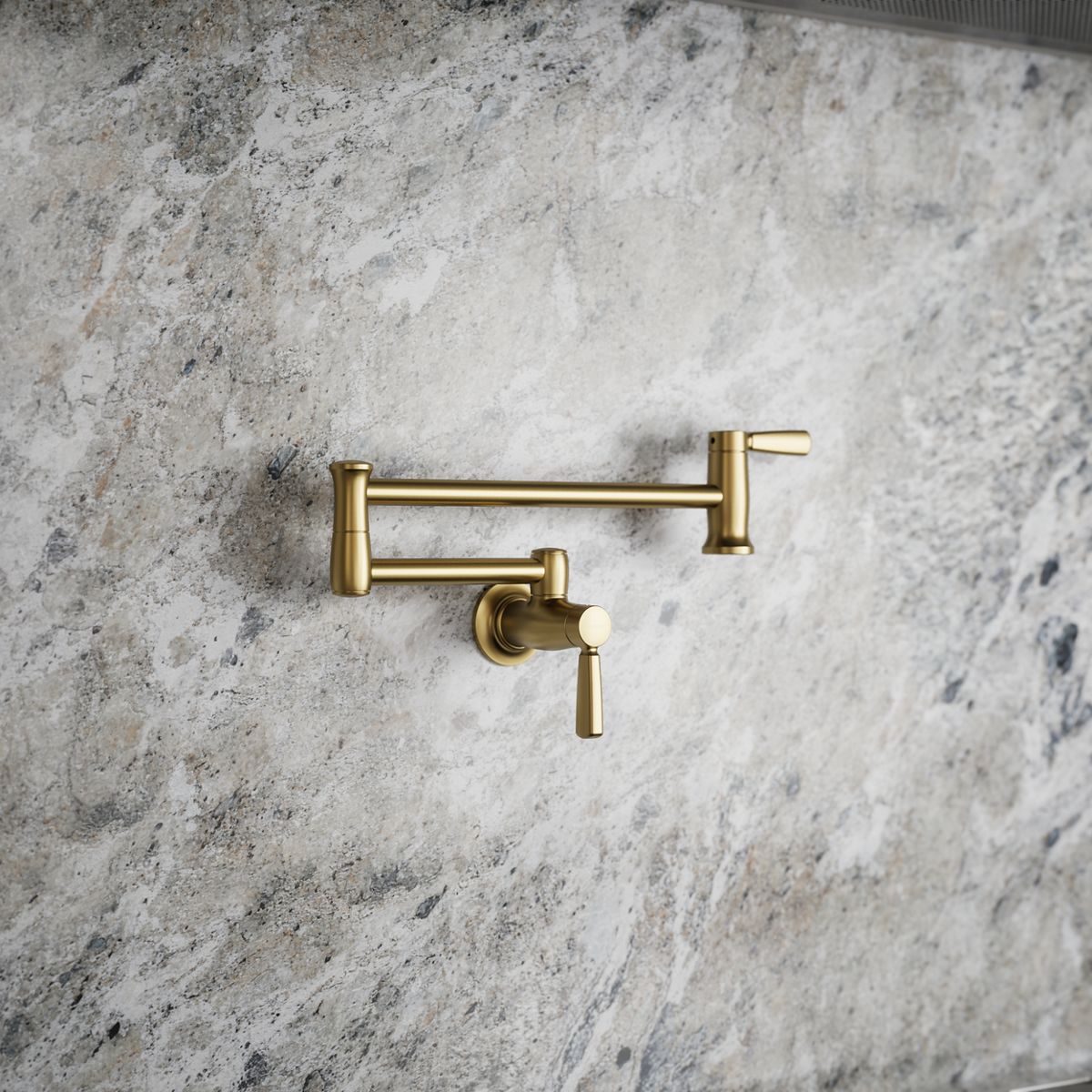 Wall-mount pot filler