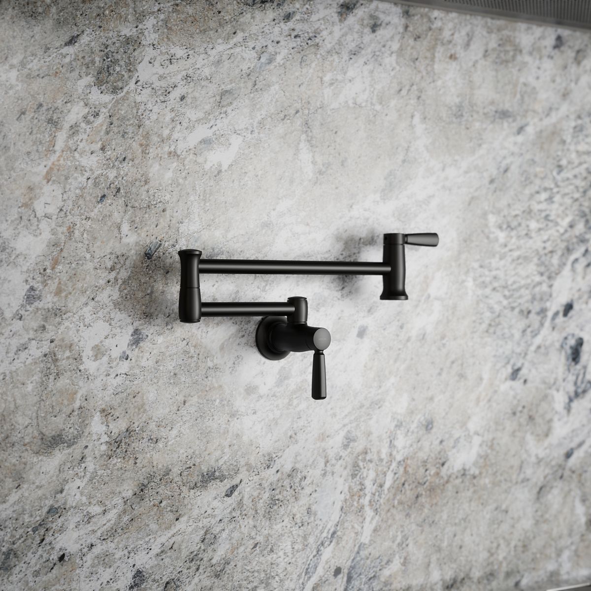 Wall-mount pot filler