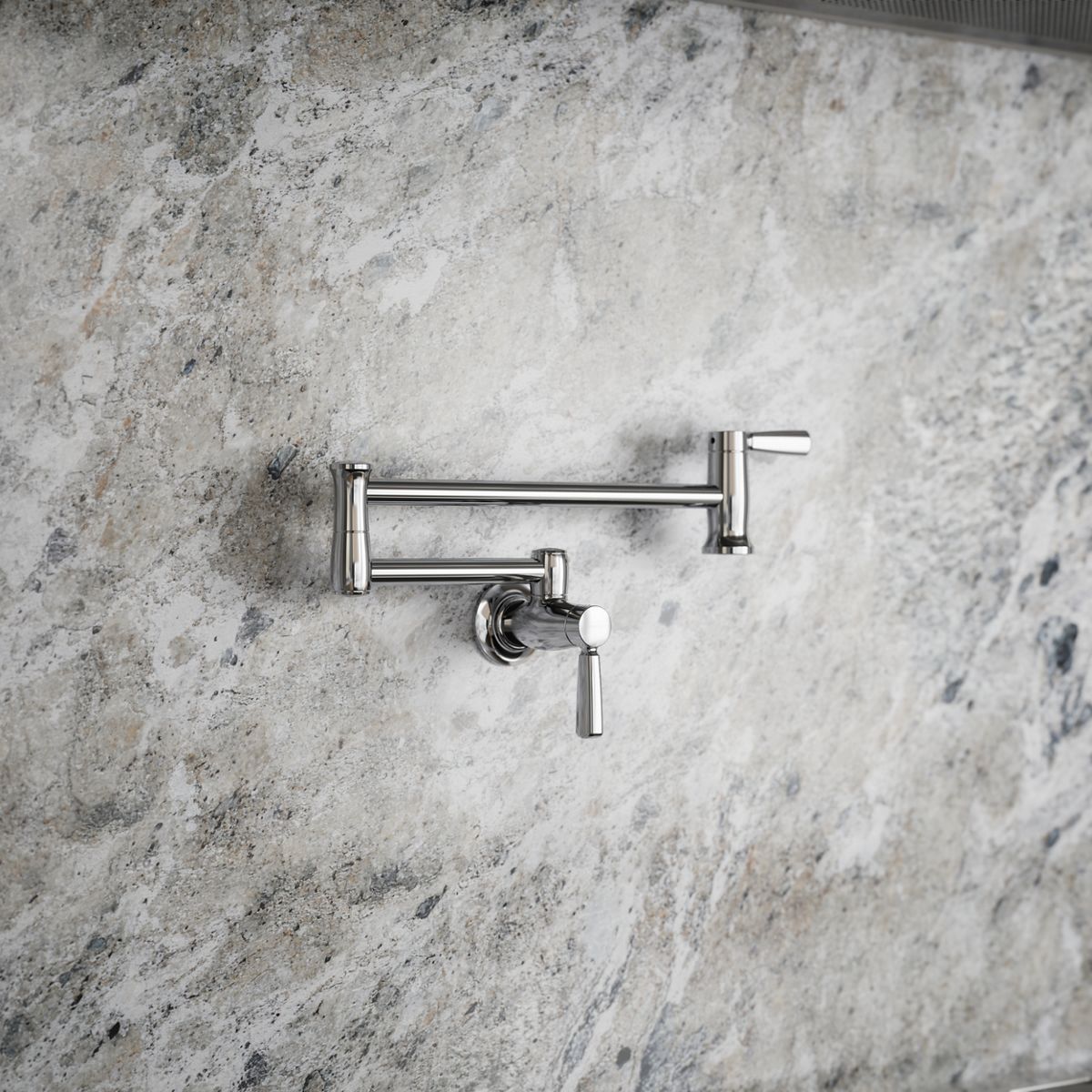 Wall-mount pot filler