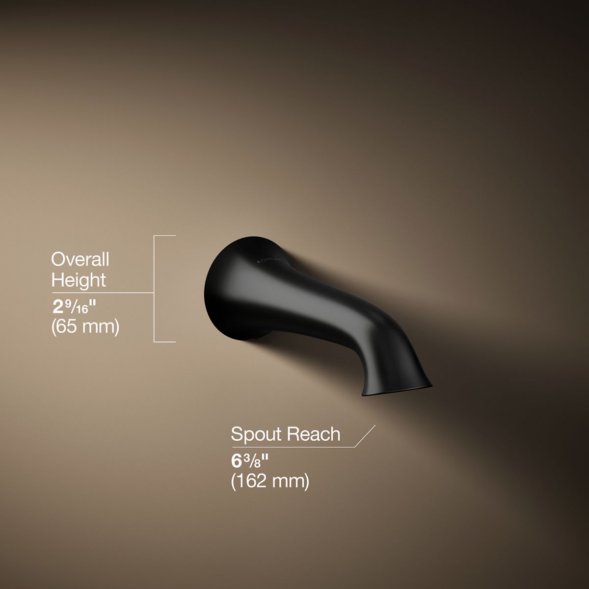 Buckley™ Wall-mount bath spout