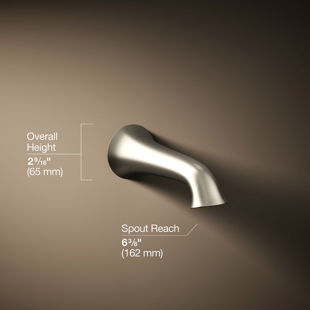 Buckley™ Wall-mount bath spout