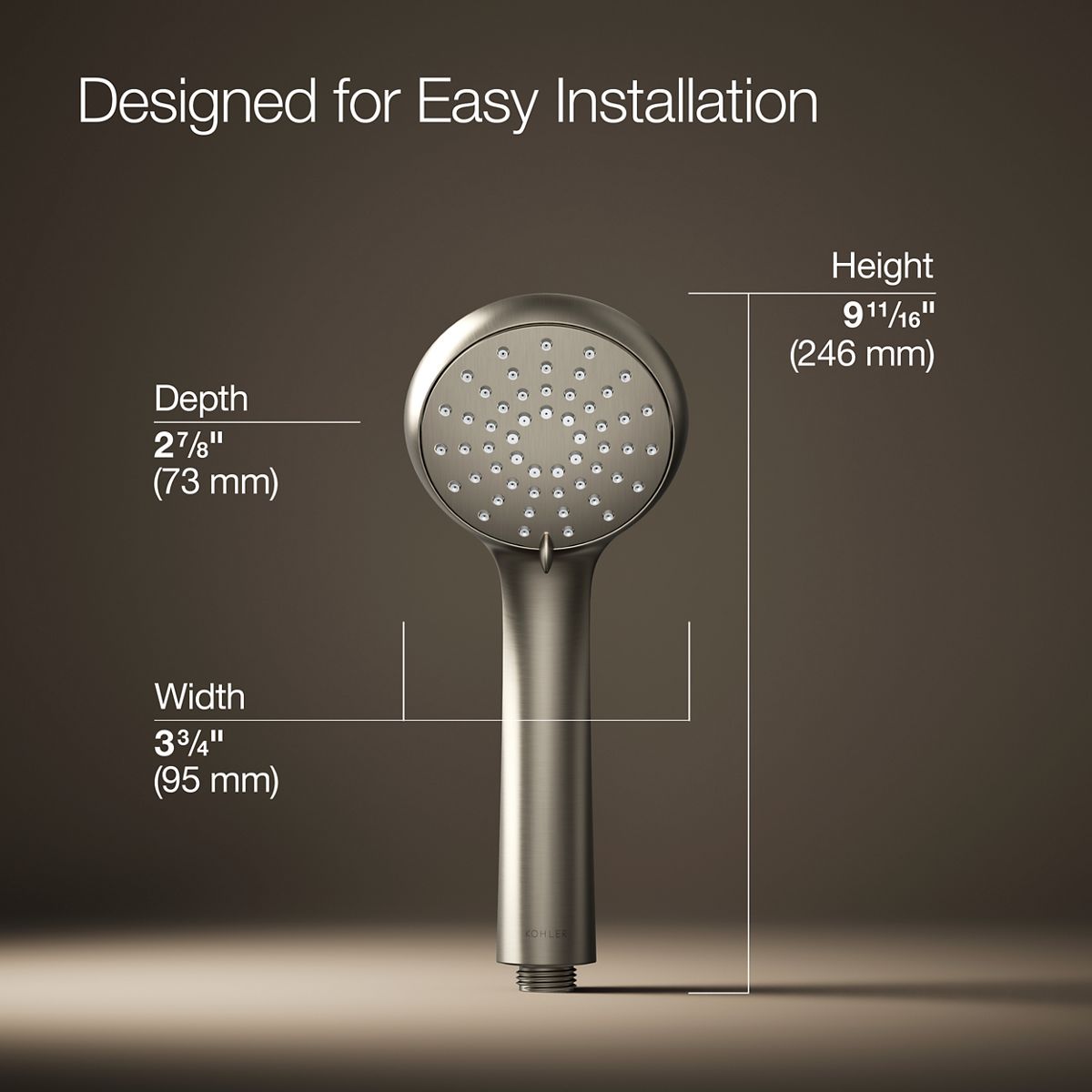 Bellera™ Three-function handshower, 2.5 gpm