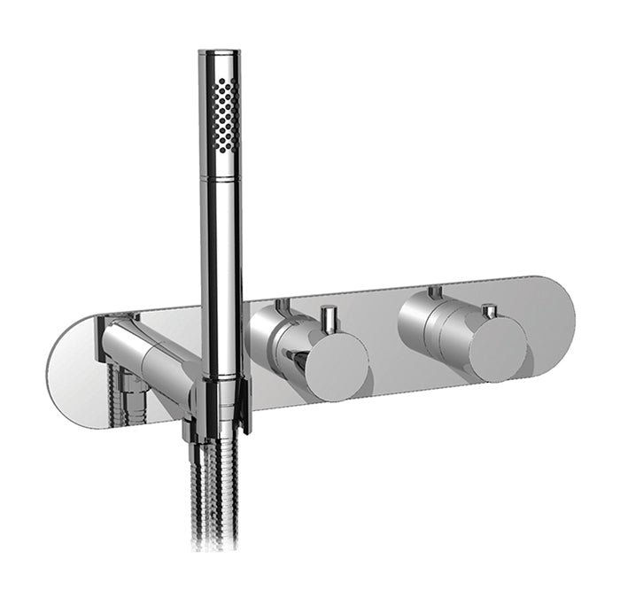 Cabano Thermostatic Shower Valve Trim with Hand Shower - image 1