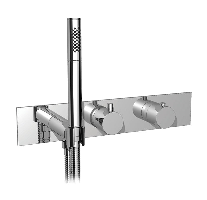 Cabano Thermostatic Shower Valve Trim with Hand Shower - image 1
