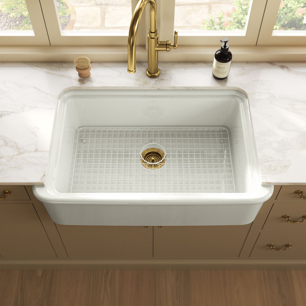 Audrine™ by Studio McGee 35-1/2" undermount single-bowl farmhouse kitchen sink