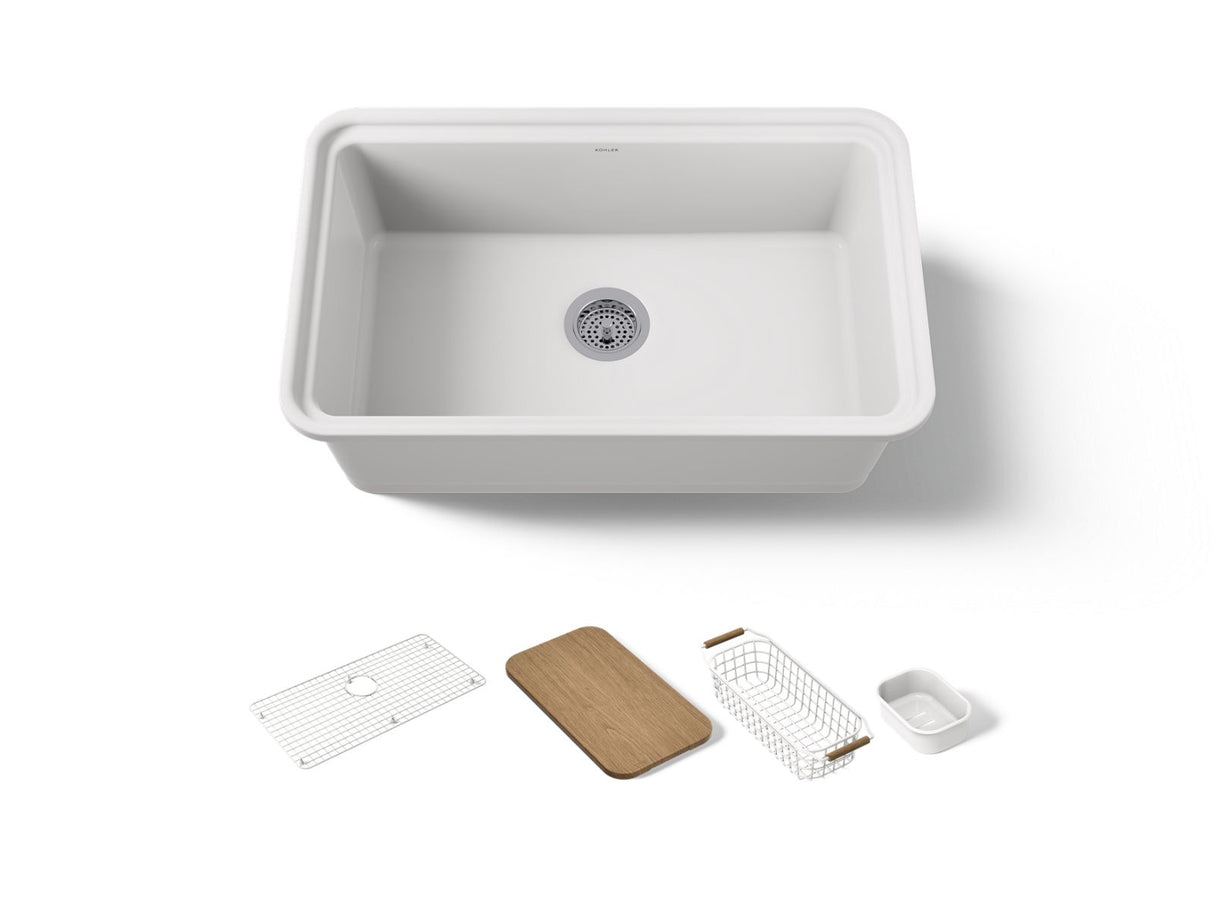 Audrine™ by Studio McGee 30" undermount single-bowl workstation kitchen sink