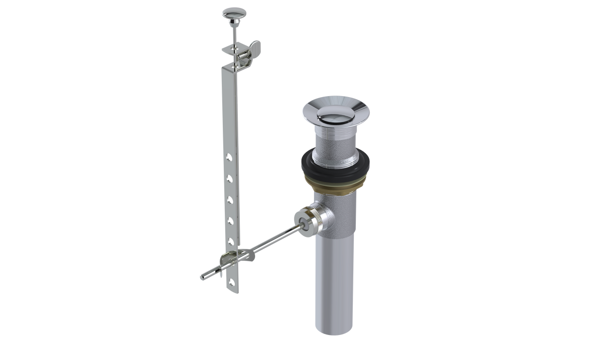 3 piece 1-1/4” Lav Drain w/ Mechanical Pop-up without Overflow (3636P-CP)