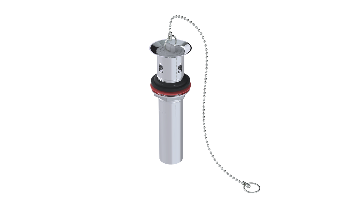 1 piece 1-1/4” Lav Drain w/ Plug & Chain (3697)
