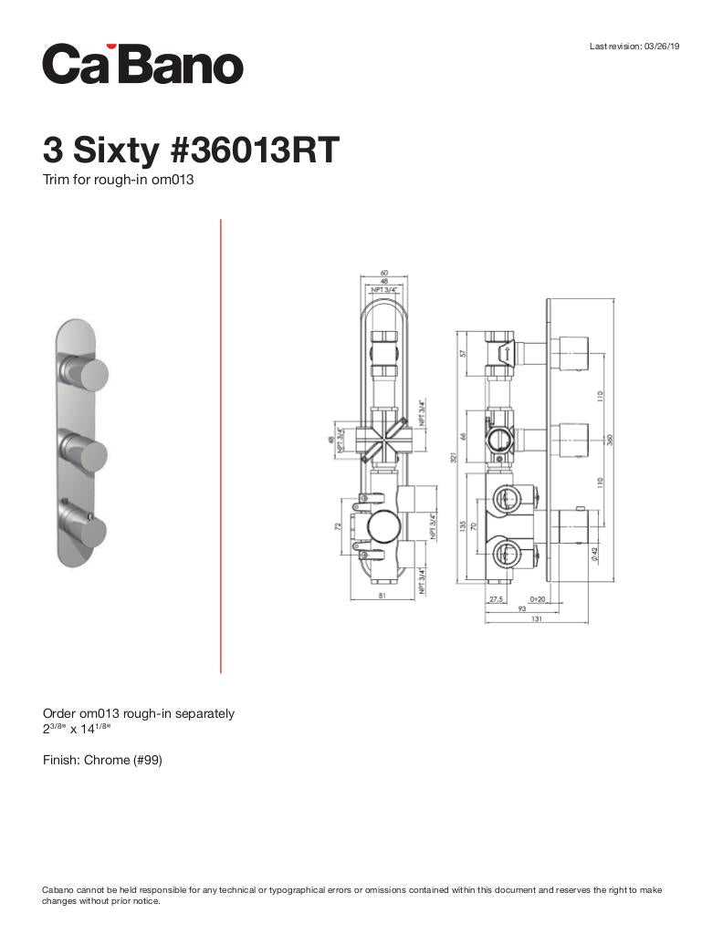 Cabano Shower Design SD30 Shower System - image 4
