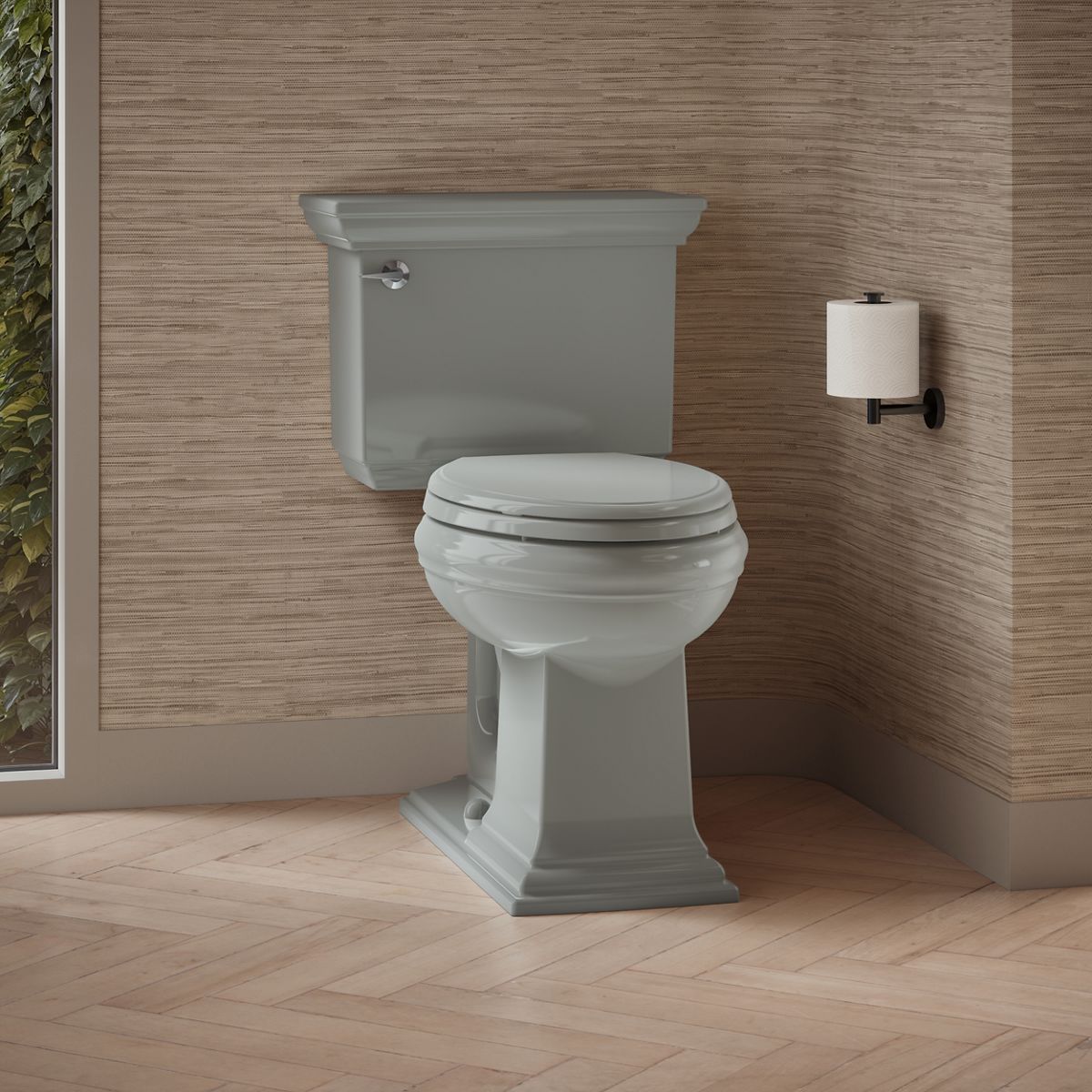 Memoirs® Stately Two-piece elongated toilet, 1.28 gpf