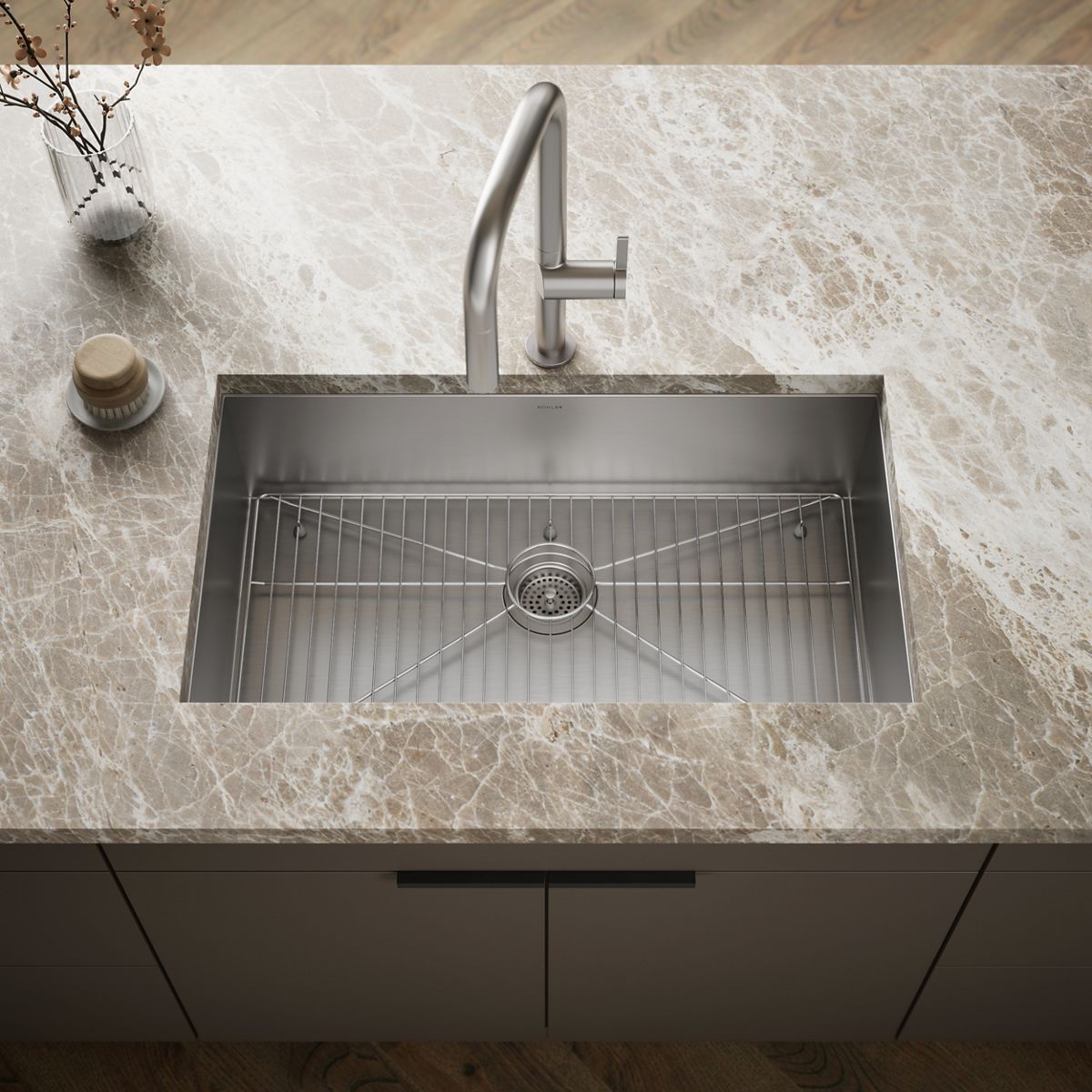 Vault™ 33" top-/undermount single-bowl kitchen sink