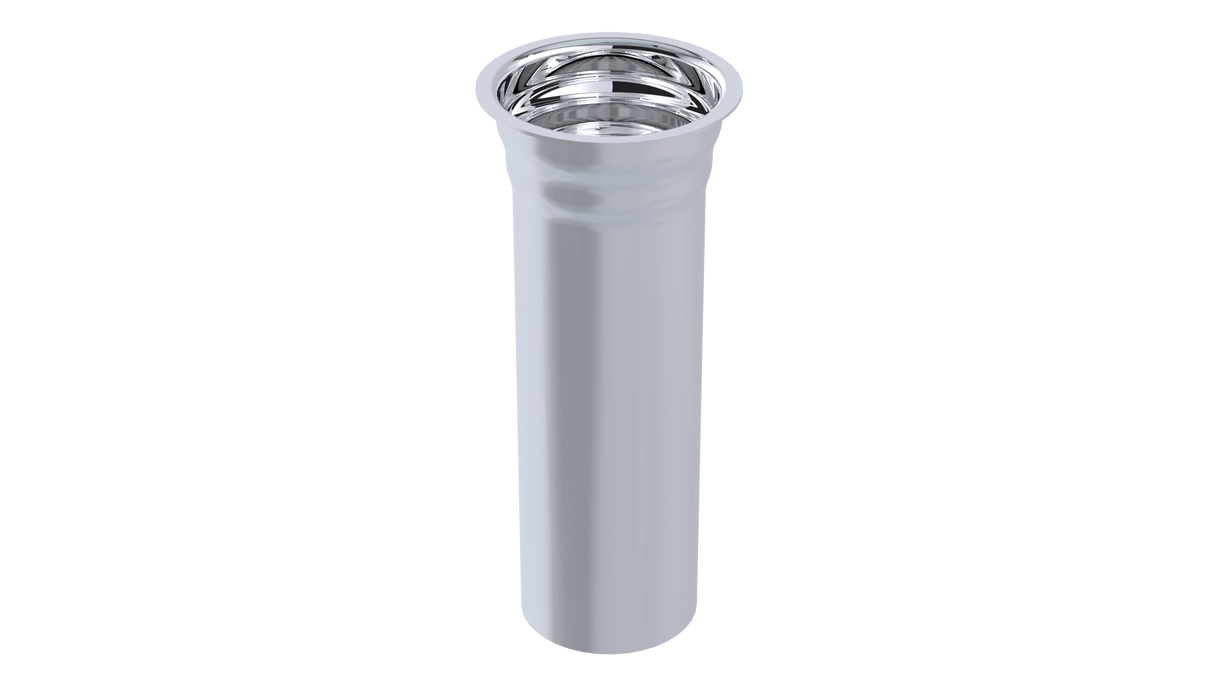 4" 1-1/4" Reducing Sink Tailpiece - 20GA (3822-4CP)