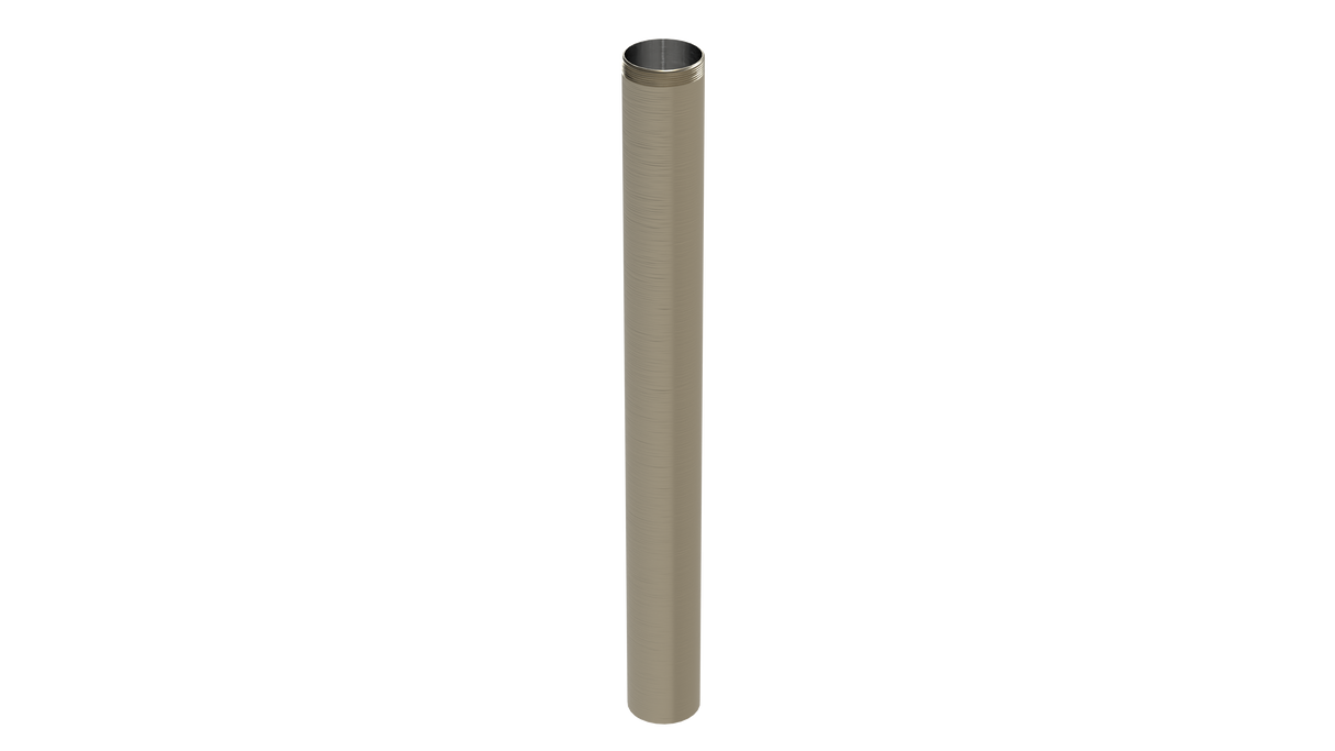 12" 1-1/4" T.O.E. Extension Tube - 20GA (3831-12BN)