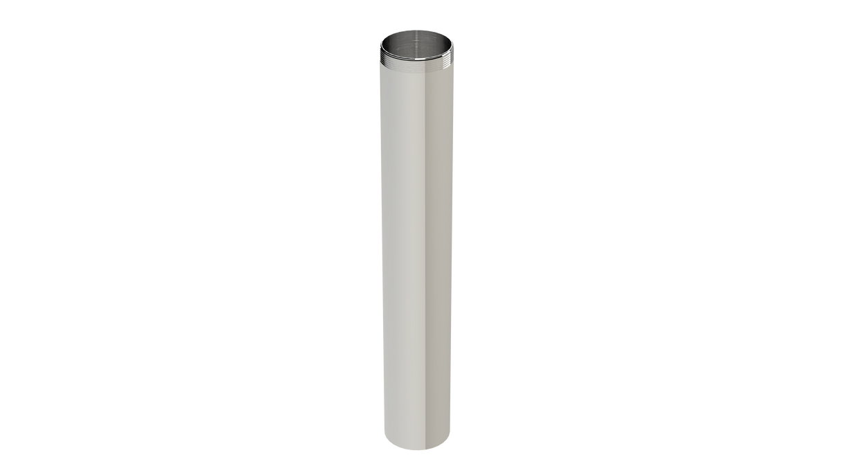 8" 1-1/4" T.O.E. Extension Tube - 20GA (3831-8CP)