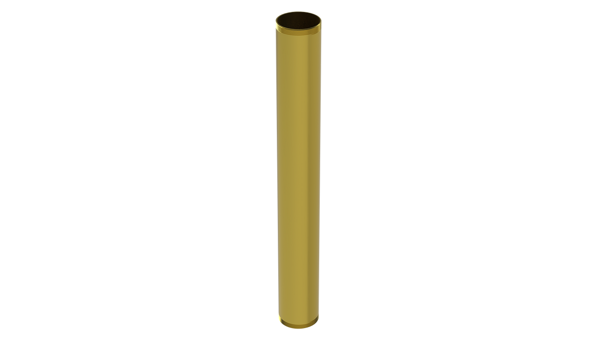 10" 1-1/4" T.B.E. Extension Tube - 20GA (3832-10RB)
