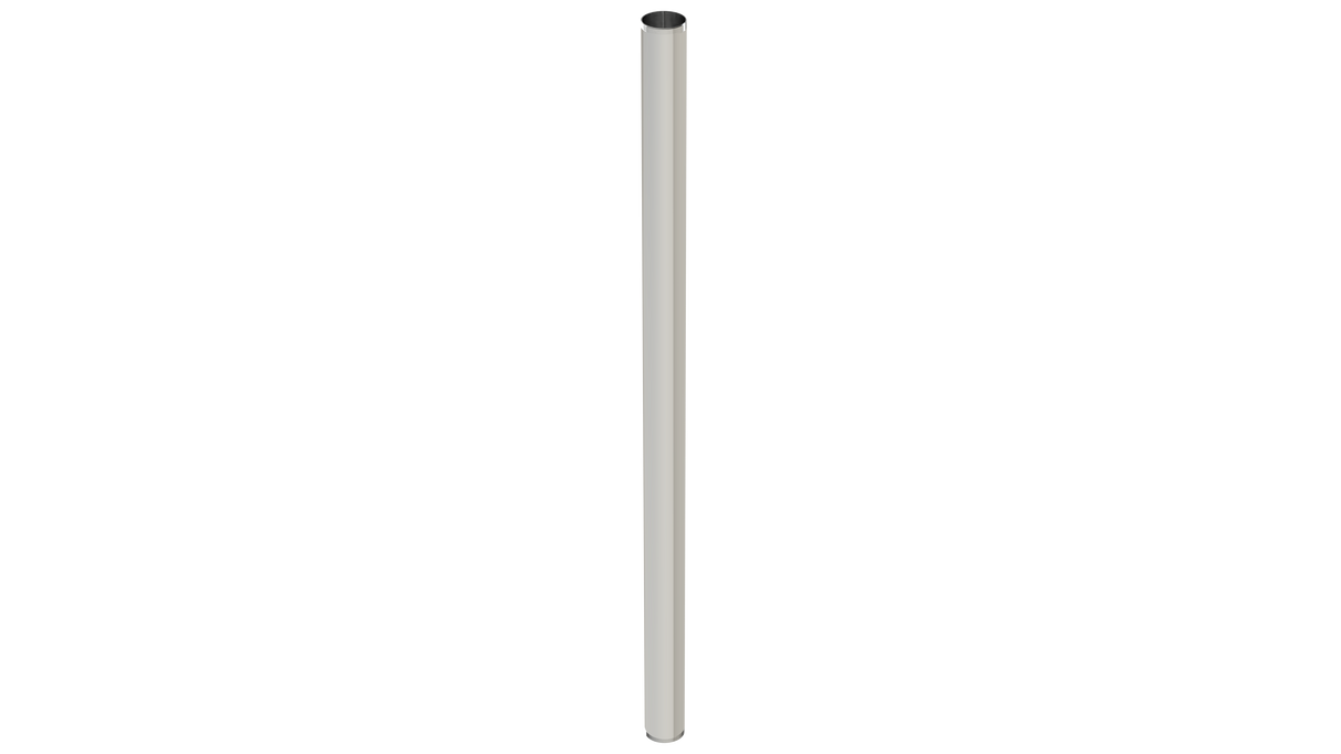24" 1-1/4" T.B.E. Extension Tube - 20GA (3832-24CP)