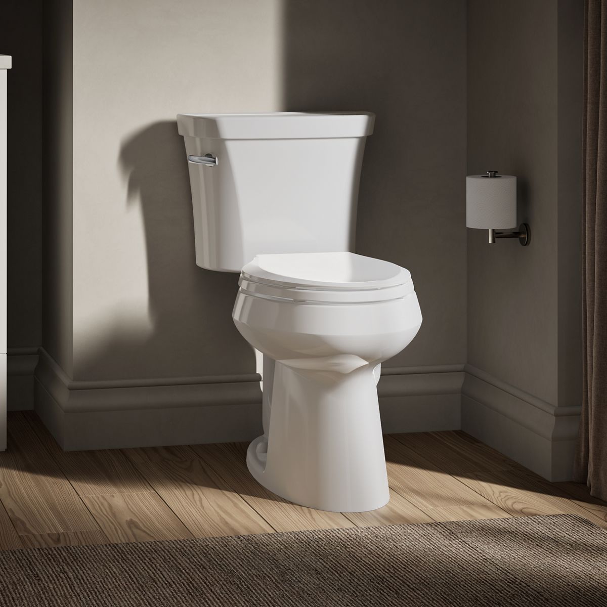 Highline® Two-piece elongated toilet, 1.28 gpf