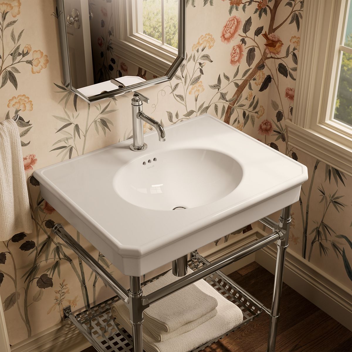 Claude™ by Studio McGee 30" rectangular console table bathroom sink