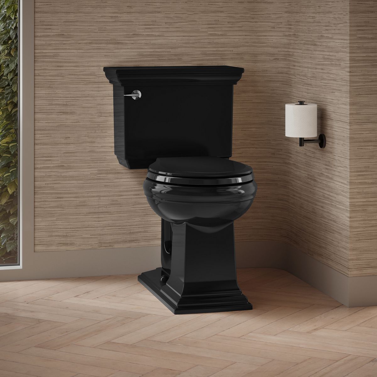 Memoirs® Stately Two-piece round-front toilet, 1.28 gpf