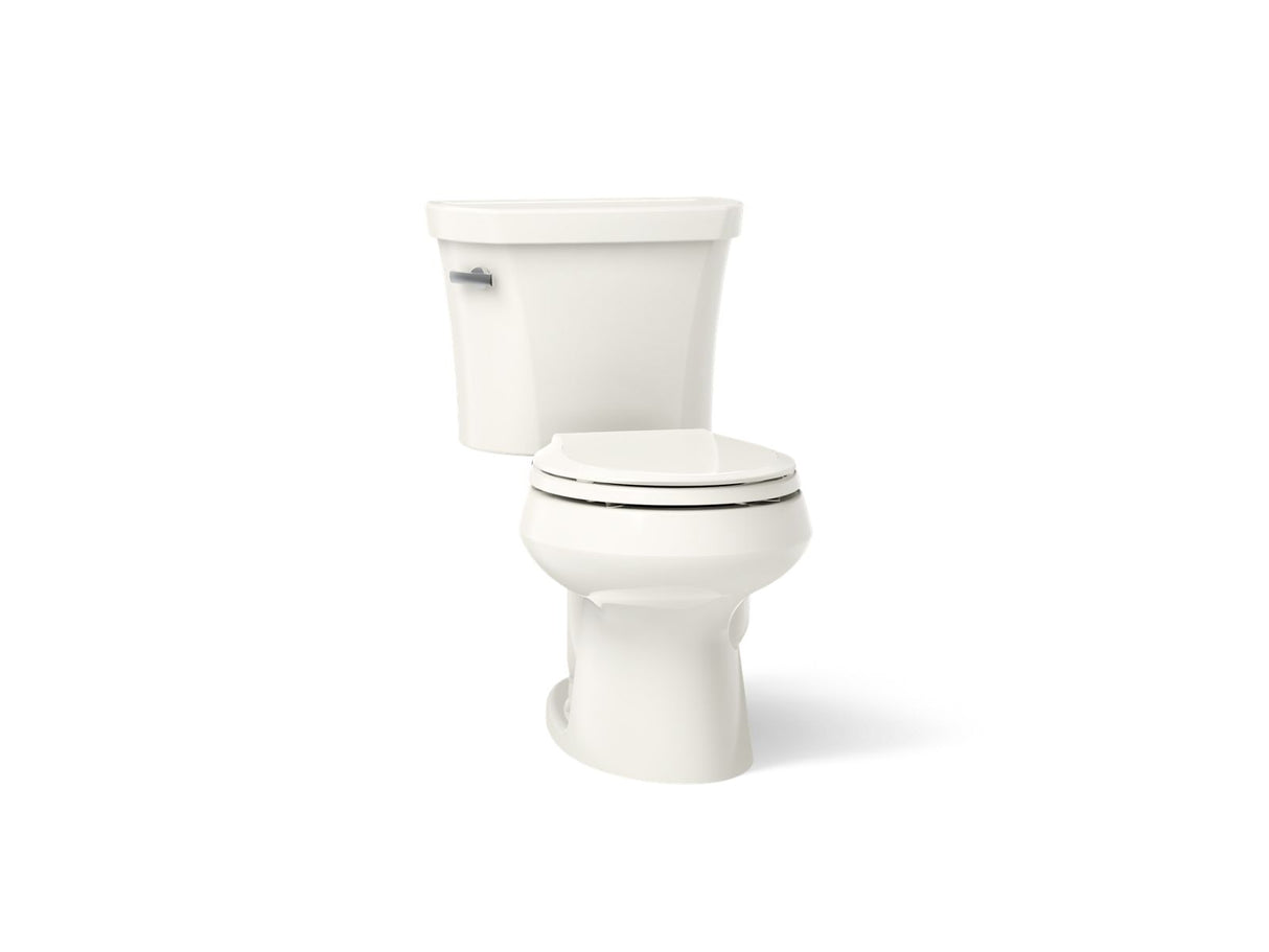 Wellworth® Two-piece round-front toilet, 1.28 gpf